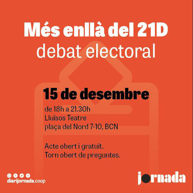 Debat electoral 21D La Jornada
